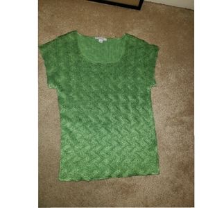 Green Dressbarn Stretchy T-shirt
